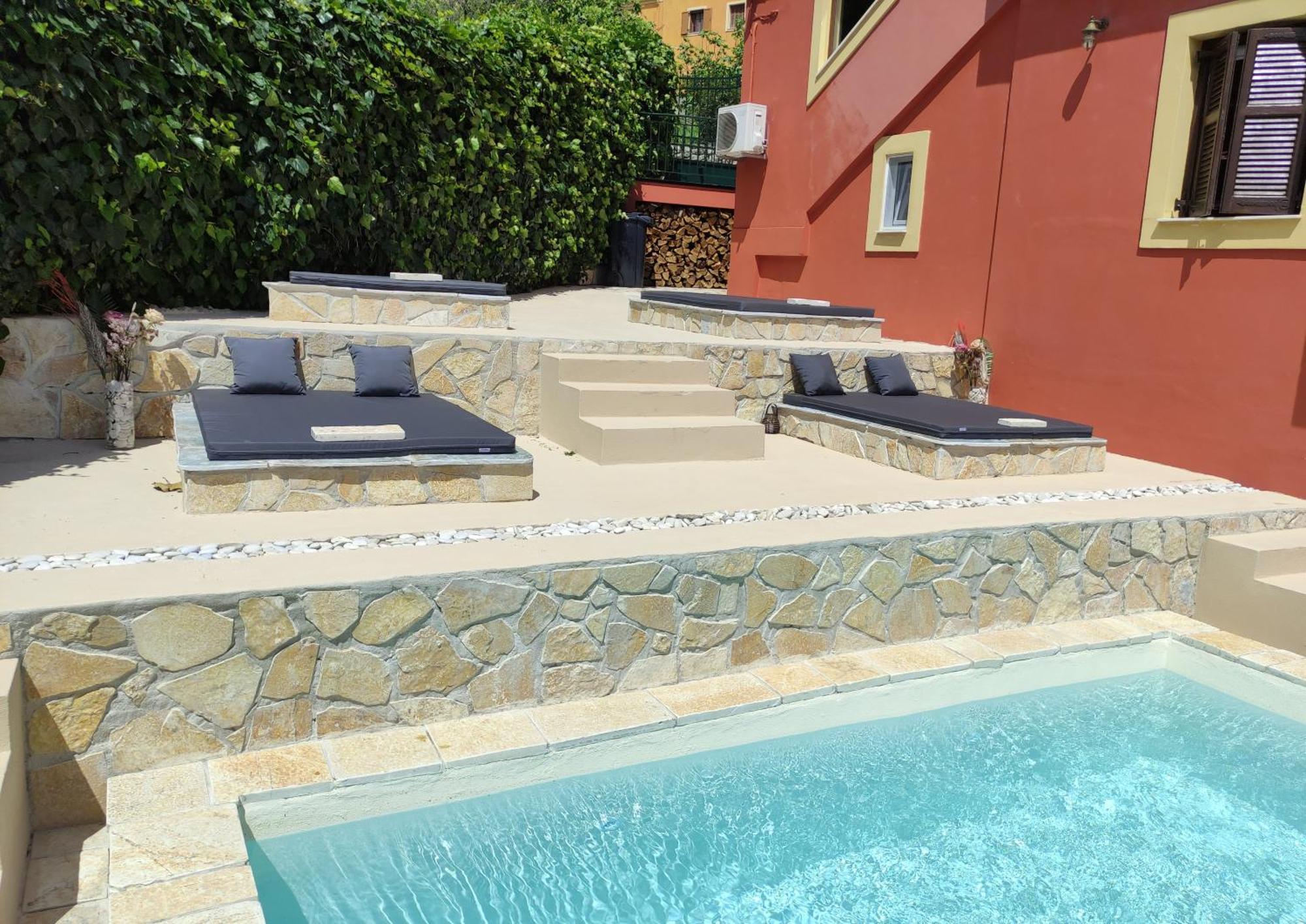 Gkk House Private Swimming Pool Luxury House Villa Skriperon Exterior foto