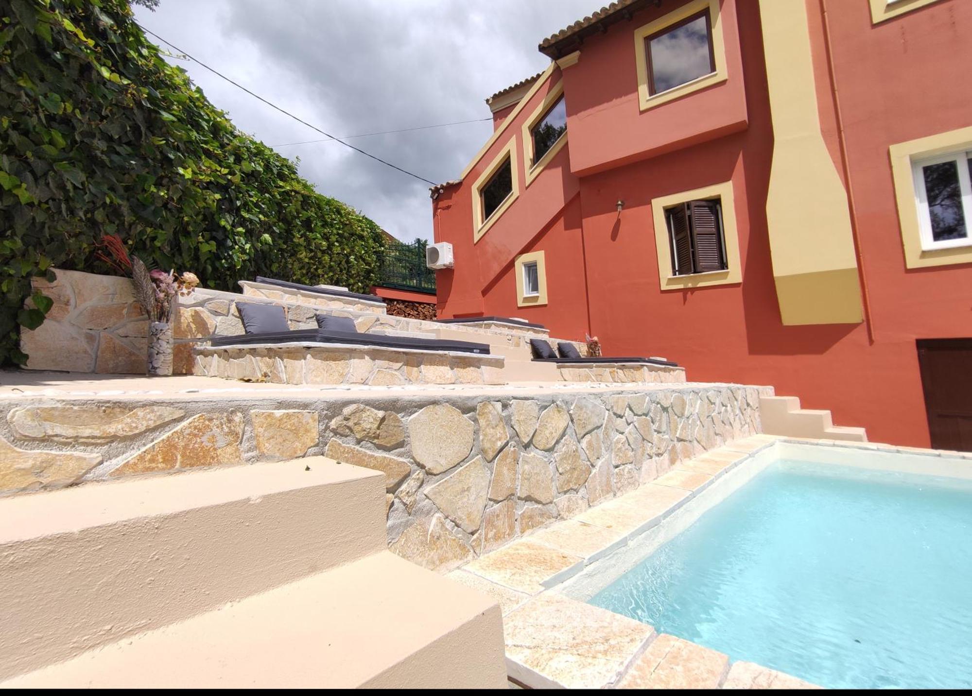 Gkk House Private Swimming Pool Luxury House Villa Skriperon Exterior foto